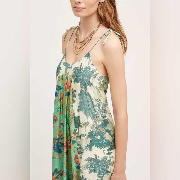 Anthropologie Dresses & Skirts - Anthropologie Maeve Santee Boho Tropical Midi Swing Dress
